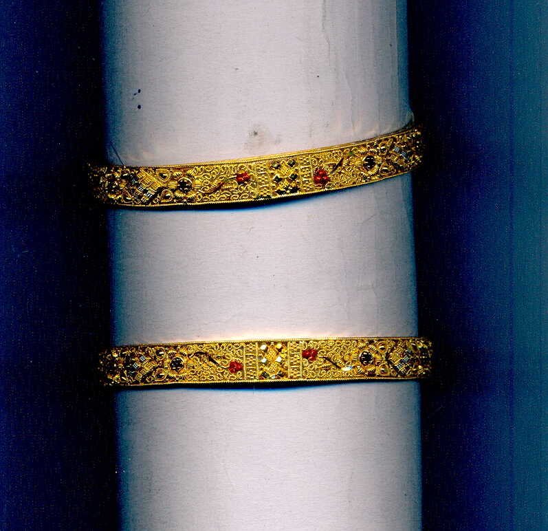 GOLD BANGLE PLAIN FANCY