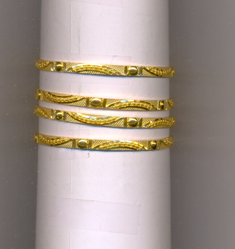 GOLD BANGLE PLAIN FANCY