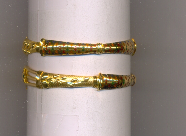 GOLD BANGLE PLAIN FANCY