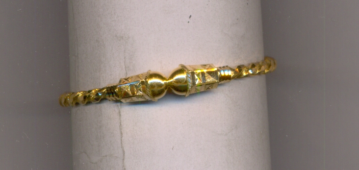 GOLD BANGLE PLAIN FANCY