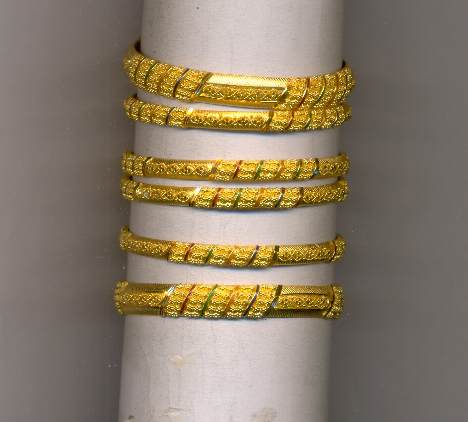 GOLD BANGLE PLAIN FANCY