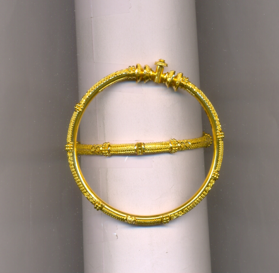 GOLD BANGLE PLAIN FANCY