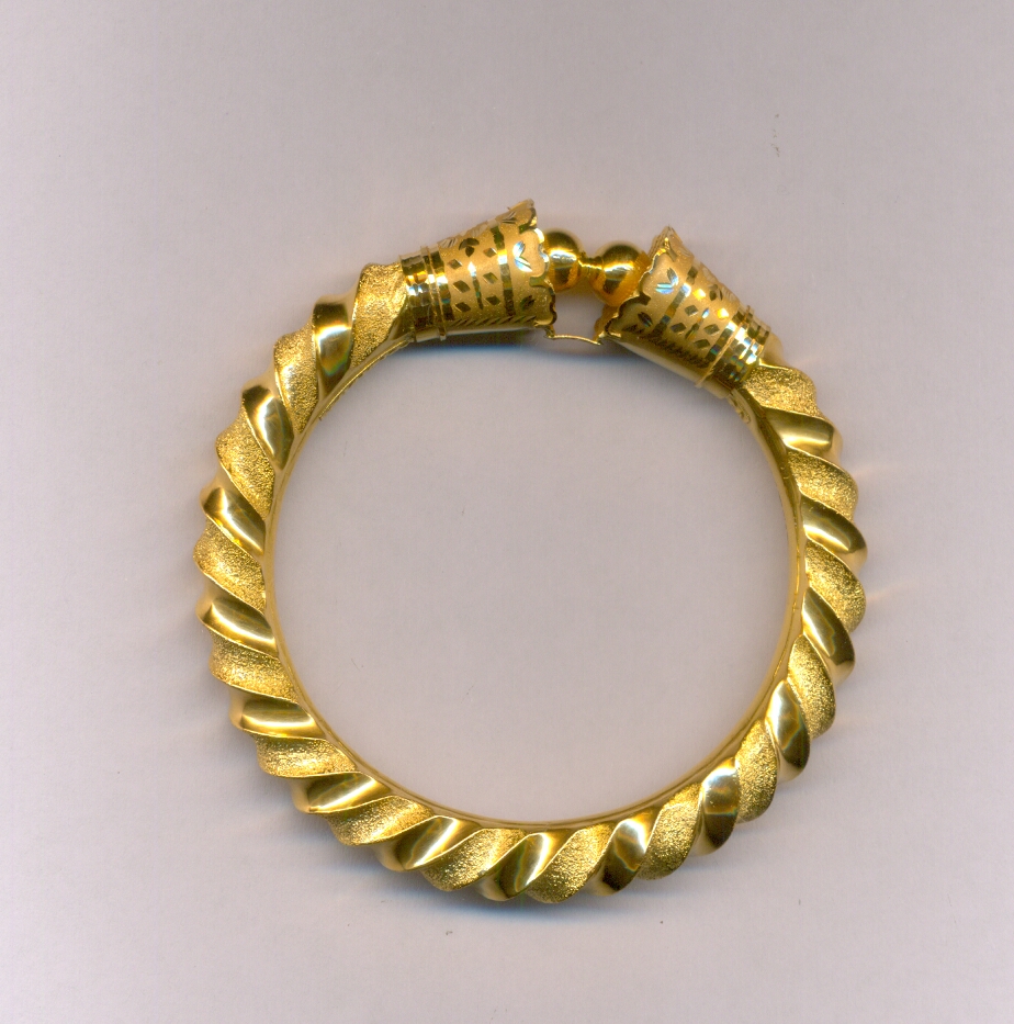 GOLD BANGLE PLAIN FANCY