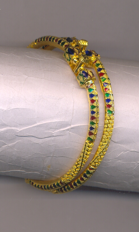 GOLD BANGLE PLAIN FANCY