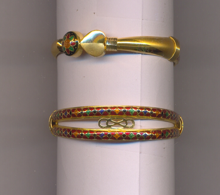 GOLD BANGLE PLAIN FANCY