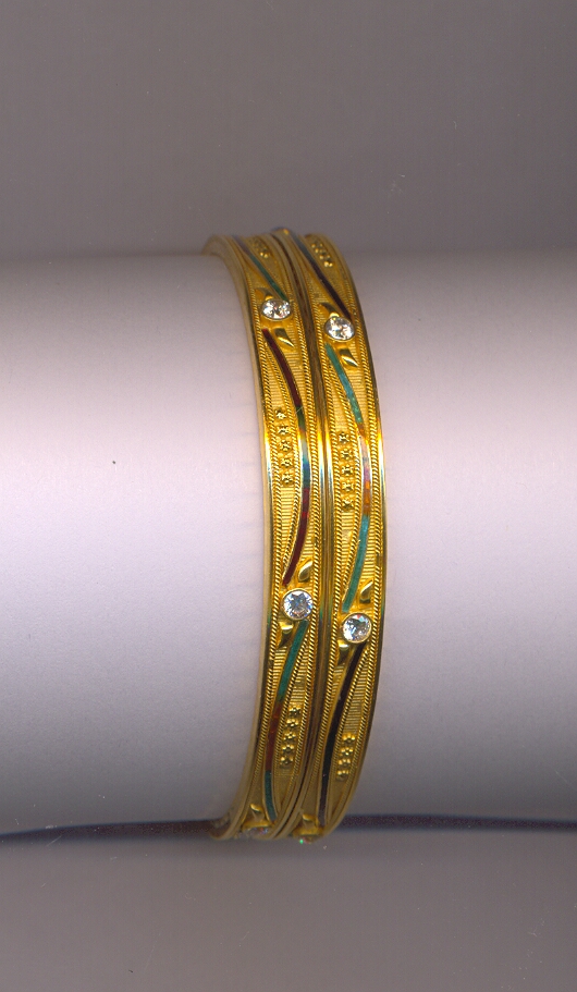GOLD BANGLE PLAIN FANCY