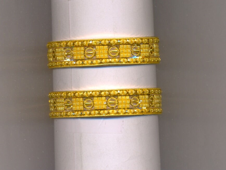GOLD BANGLE PLAIN FANCY