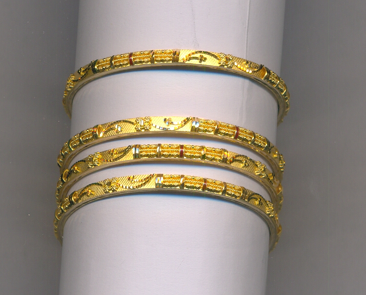GOLD BANGLE PLAIN FANCY