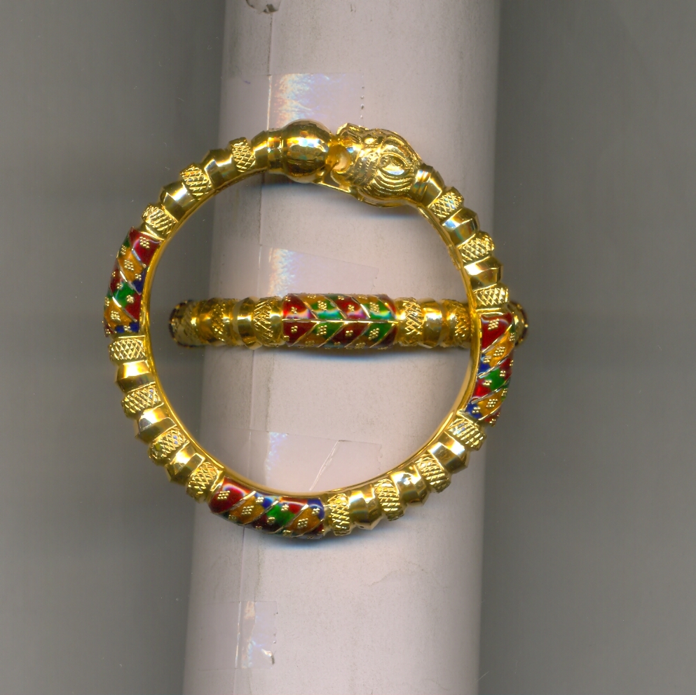 GOLD BANGLE PLAIN FANCY