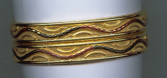 GOLD BANGLE PLAIN FANCY