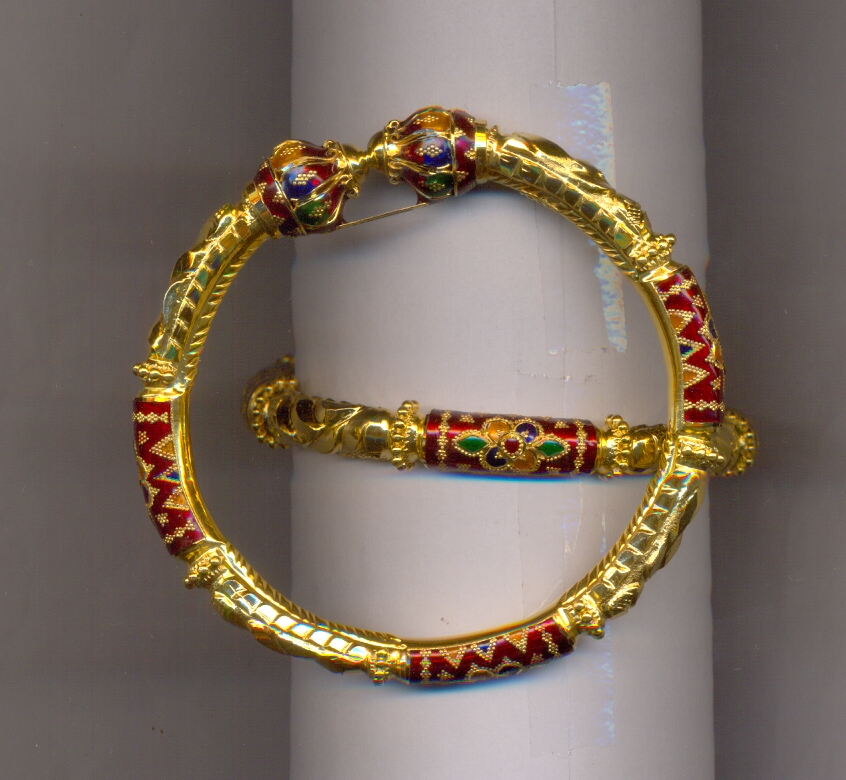 GOLD BANGLE PLAIN FANCY