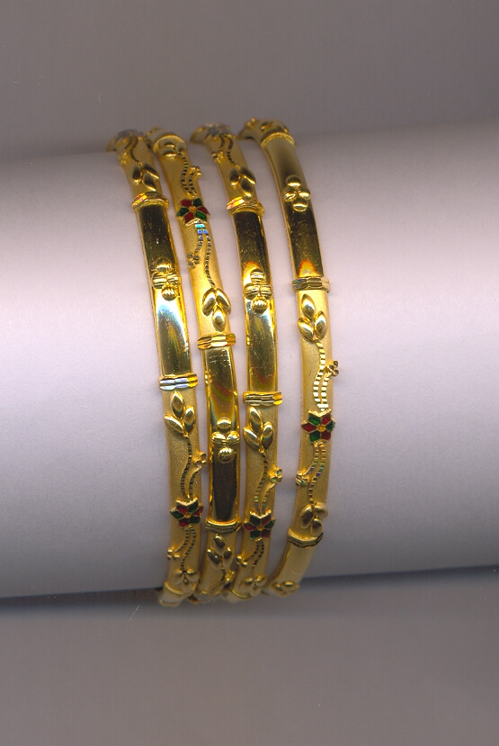 GOLD BANGLE PLAIN FANCY