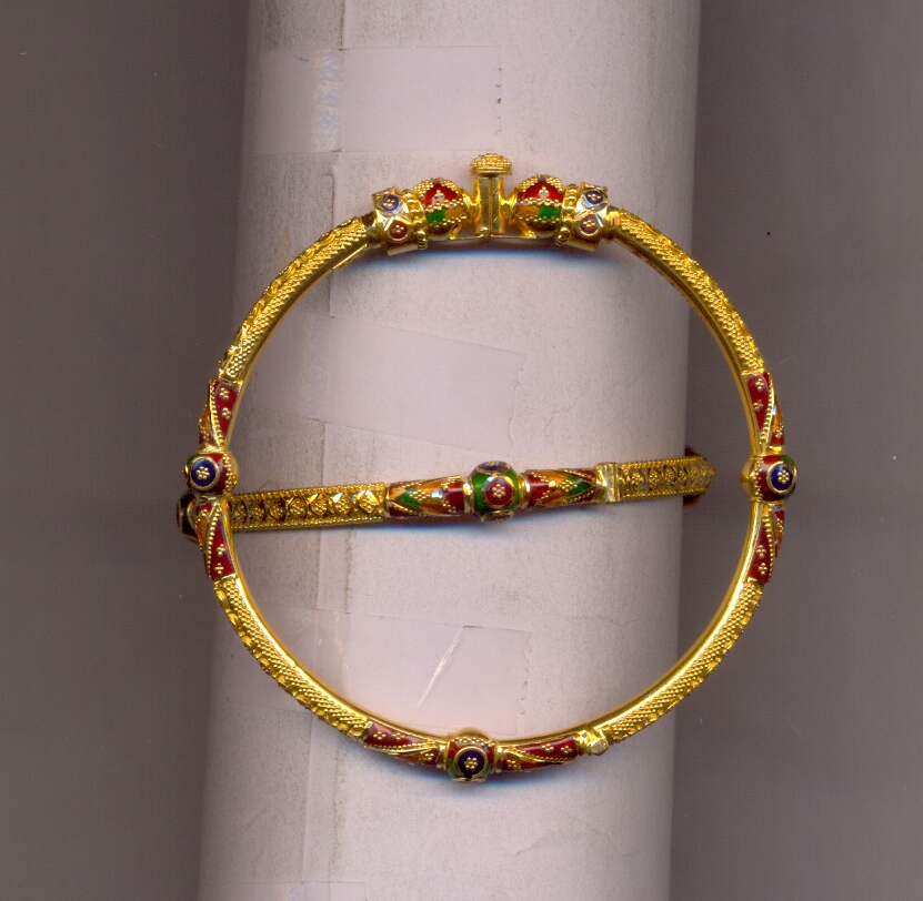 GOLD BANGLE PLAIN FANCY