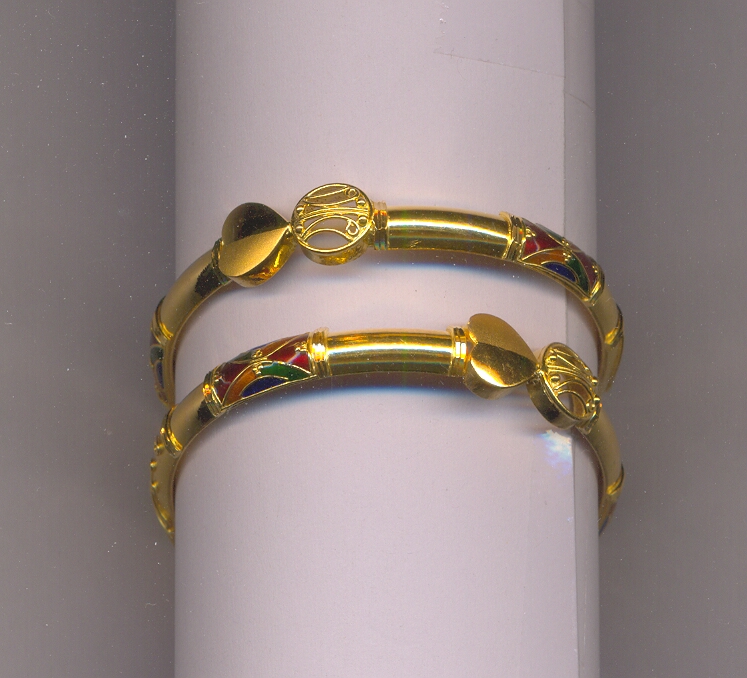 GOLD BANGLE PLAIN FANCY