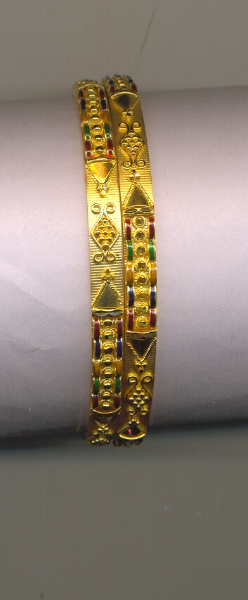 GOLD BANGLE PLAIN FANCY