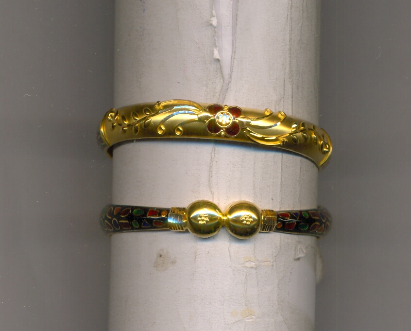 GOLD BANGLE PLAIN FANCY