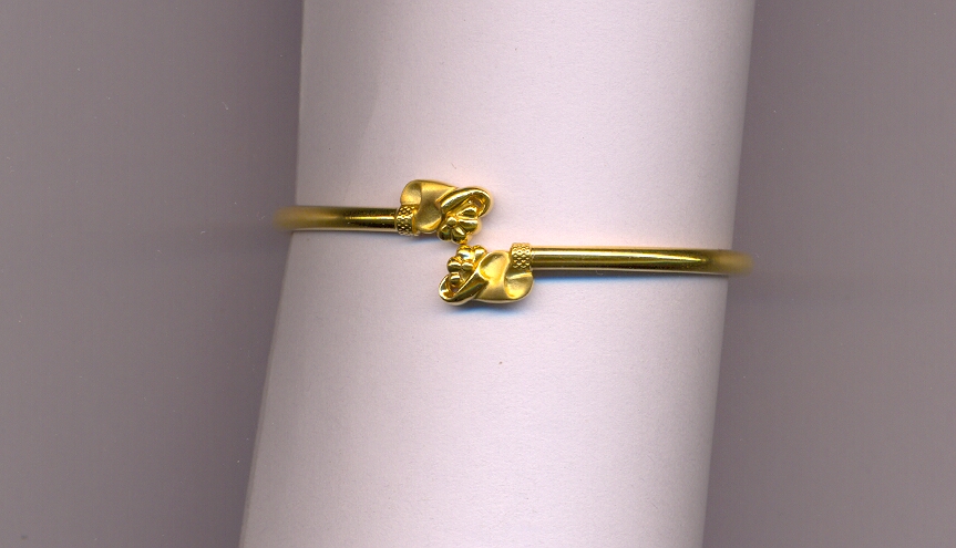 GOLD BANGLE PLAIN FANCY