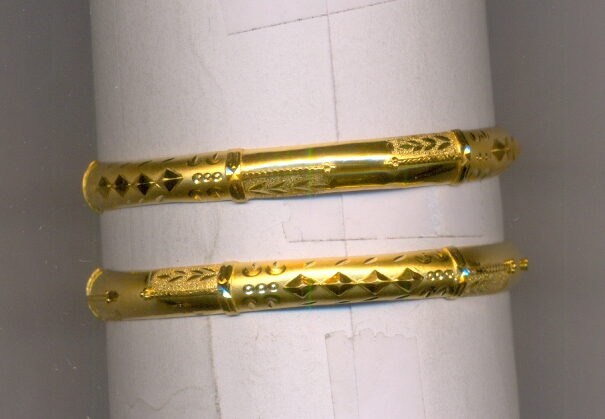 GOLD BANGLE PLAIN FANCY