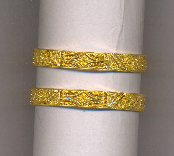 GOLD BANGLE PLAIN FANCY