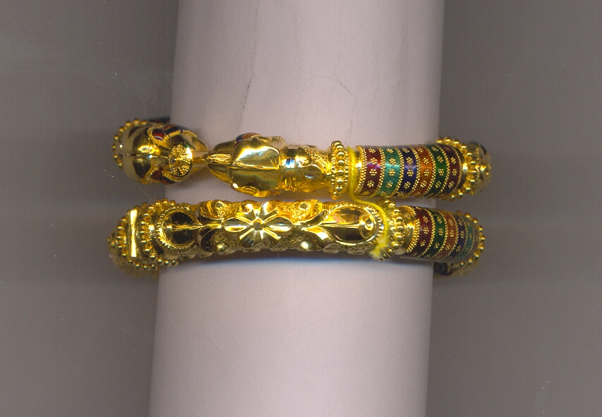 GOLD BANGLE PLAIN FANCY