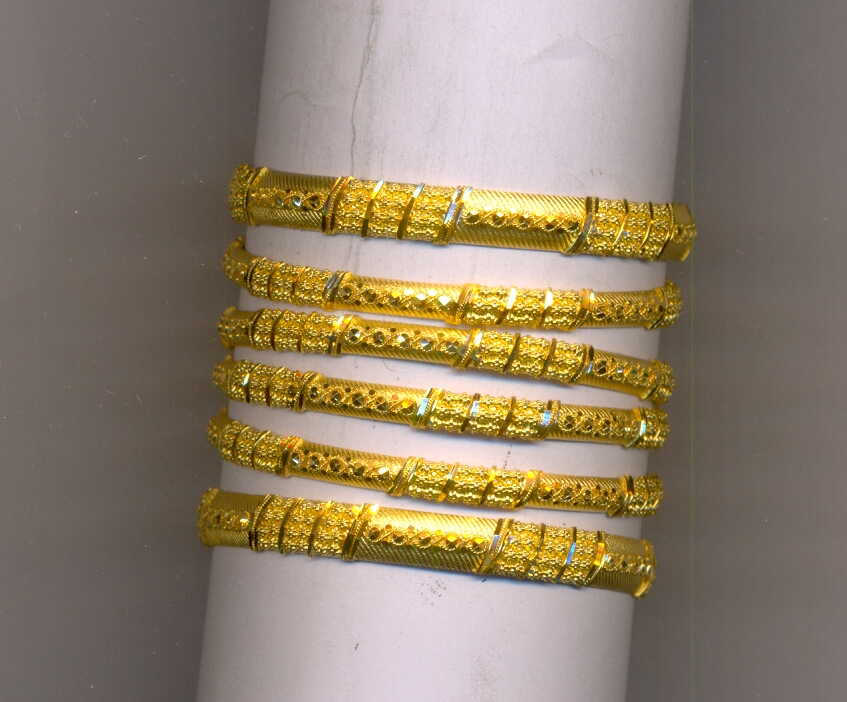 GOLD BANGLE PLAIN FANCY