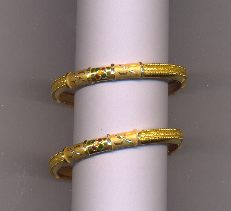 GOLD BANGLE PLAIN FANCY