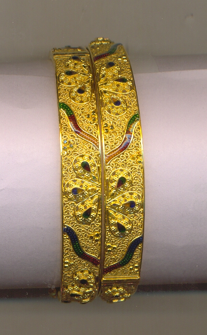 GOLD BANGLE PLAIN FANCY