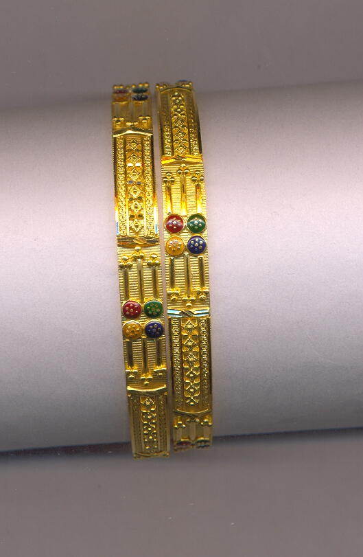 GOLD BANGLE PLAIN FANCY