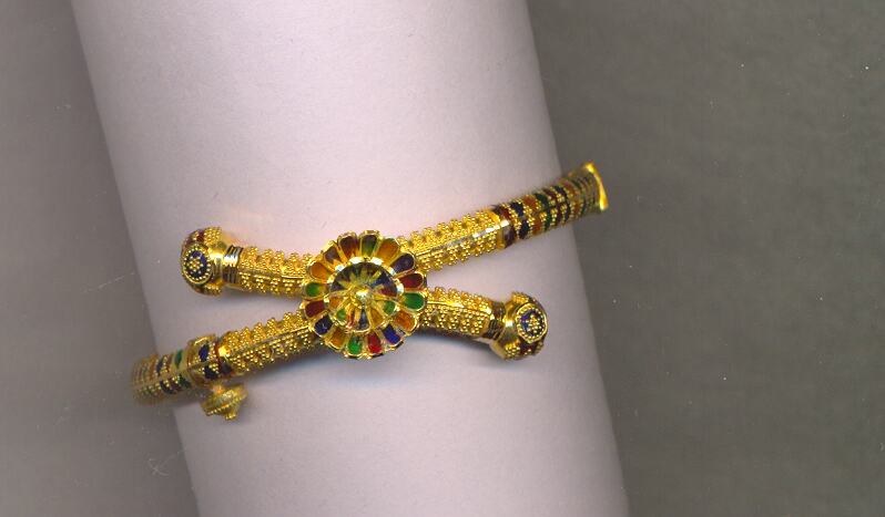 GOLD BANGLE PLAIN FANCY