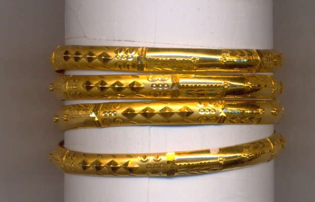 GOLD BANGLE PLAIN FANCY