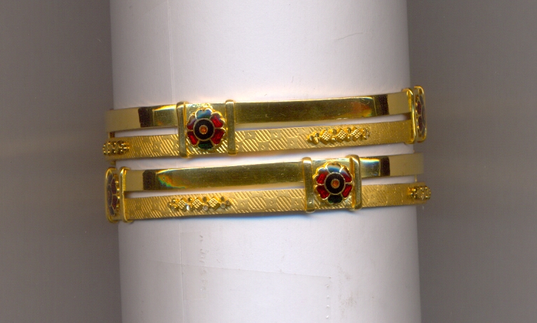 GOLD BANGLE PLAIN FANCY