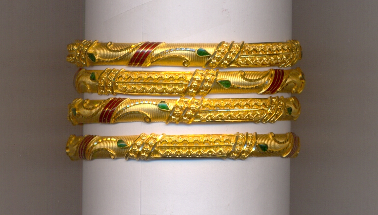 GOLD BANGLE PLAIN FANCY