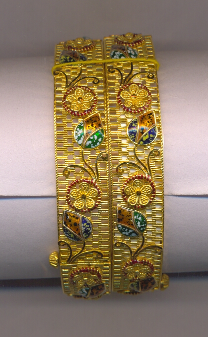 GOLD BANGLE PLAIN FANCY