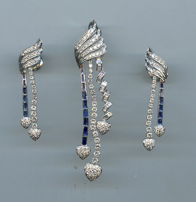 DIAMOND FULL SET PENDENT FANCY