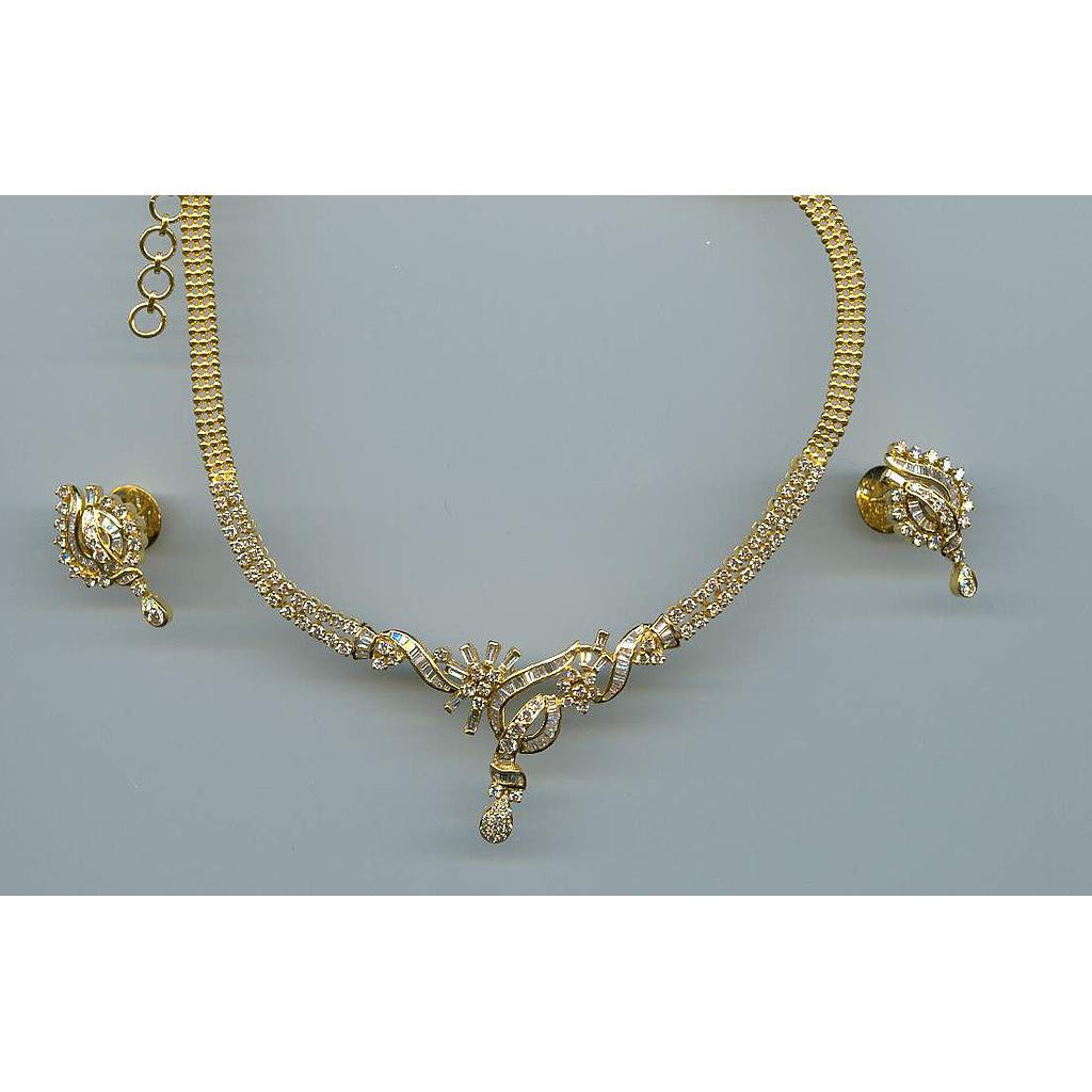 DIAMOND HALF SET LONG ANTIQUE