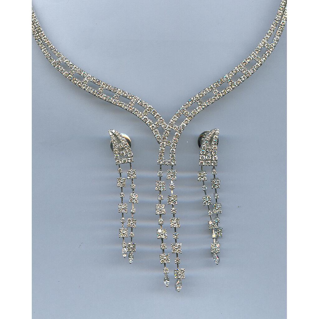 DIAMOND HALF SET LONG ANTIQUE