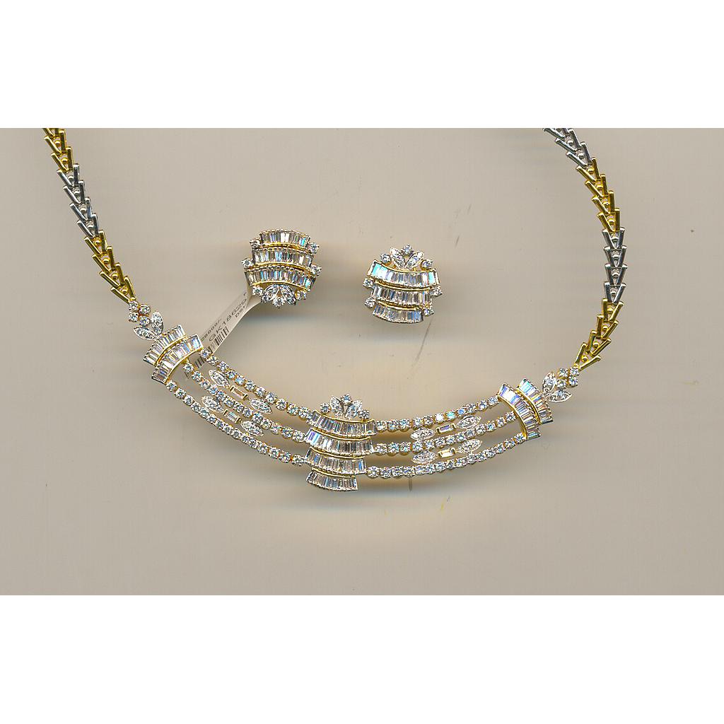 DIAMOND HALF SET LONG DESIGNER