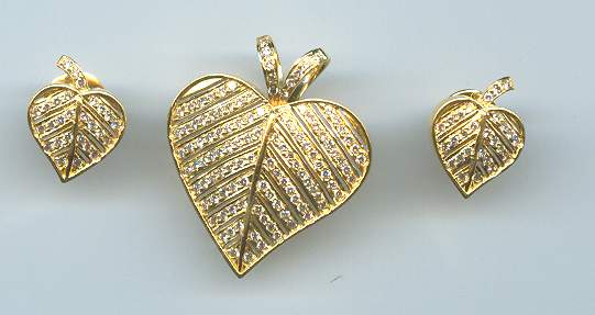 DIAMOND HALF SET LONG DESIGNER