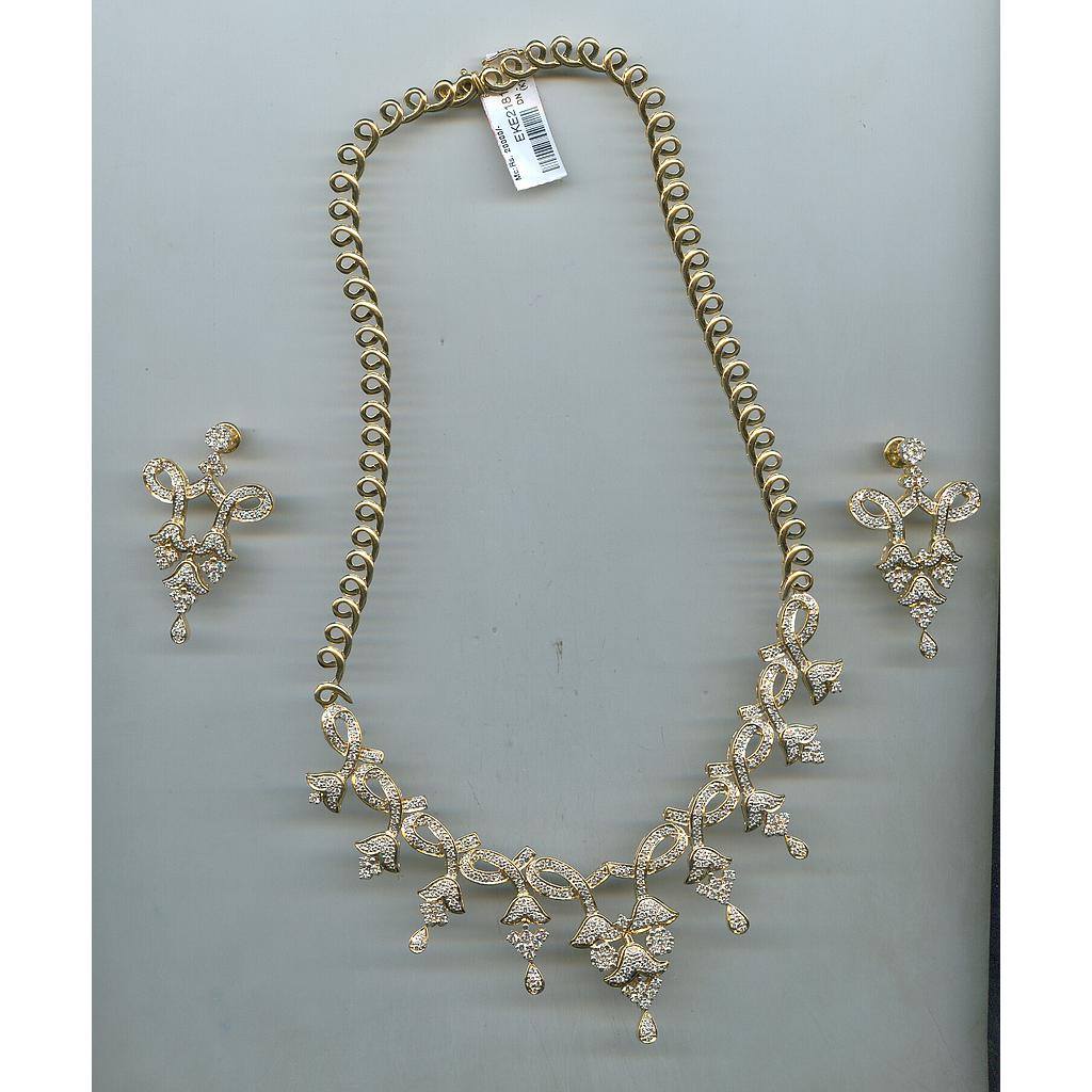 DIAMOND HALF SET LONG DESIGNER