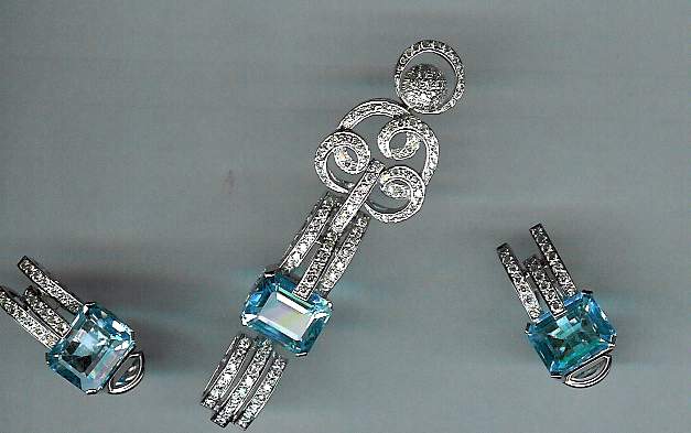 DIAMOND HALF SET LONG DESIGNER