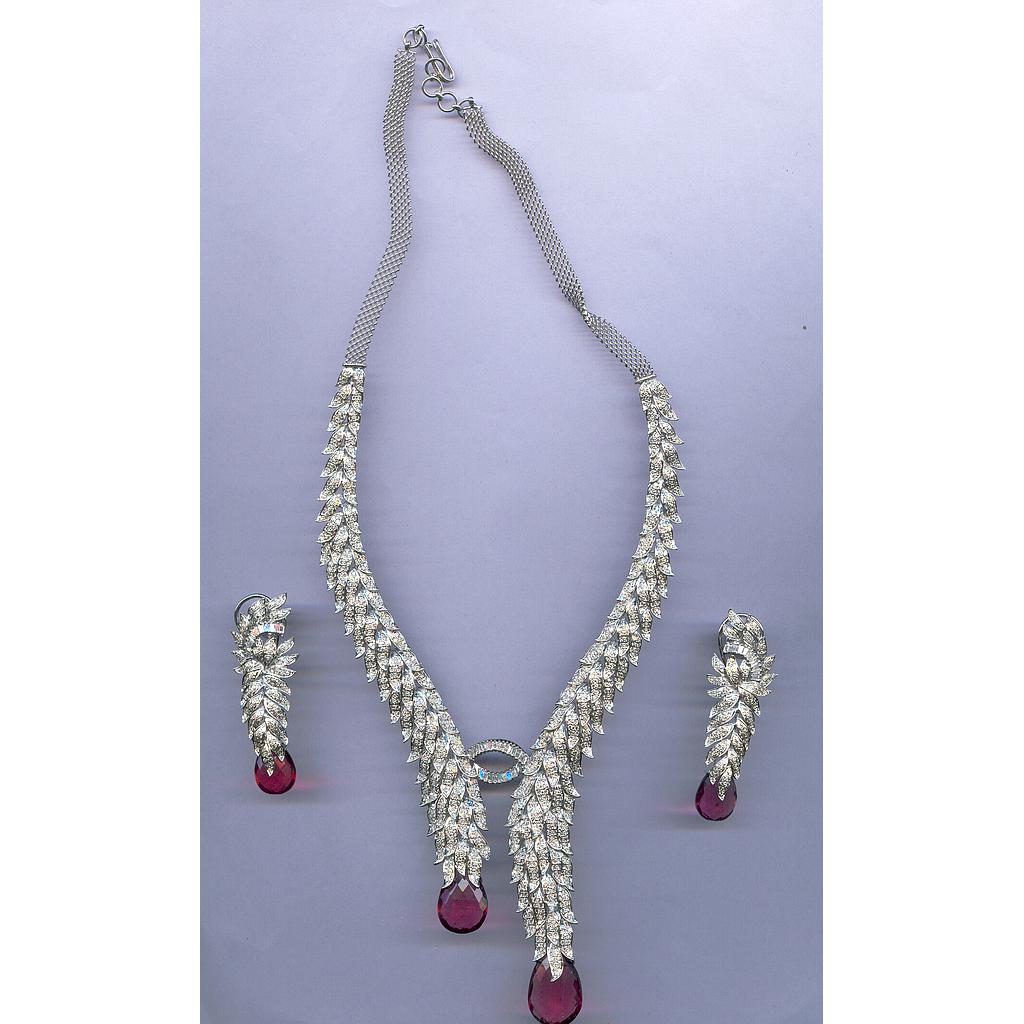 DIAMOND HALF SET LONG DESIGNER