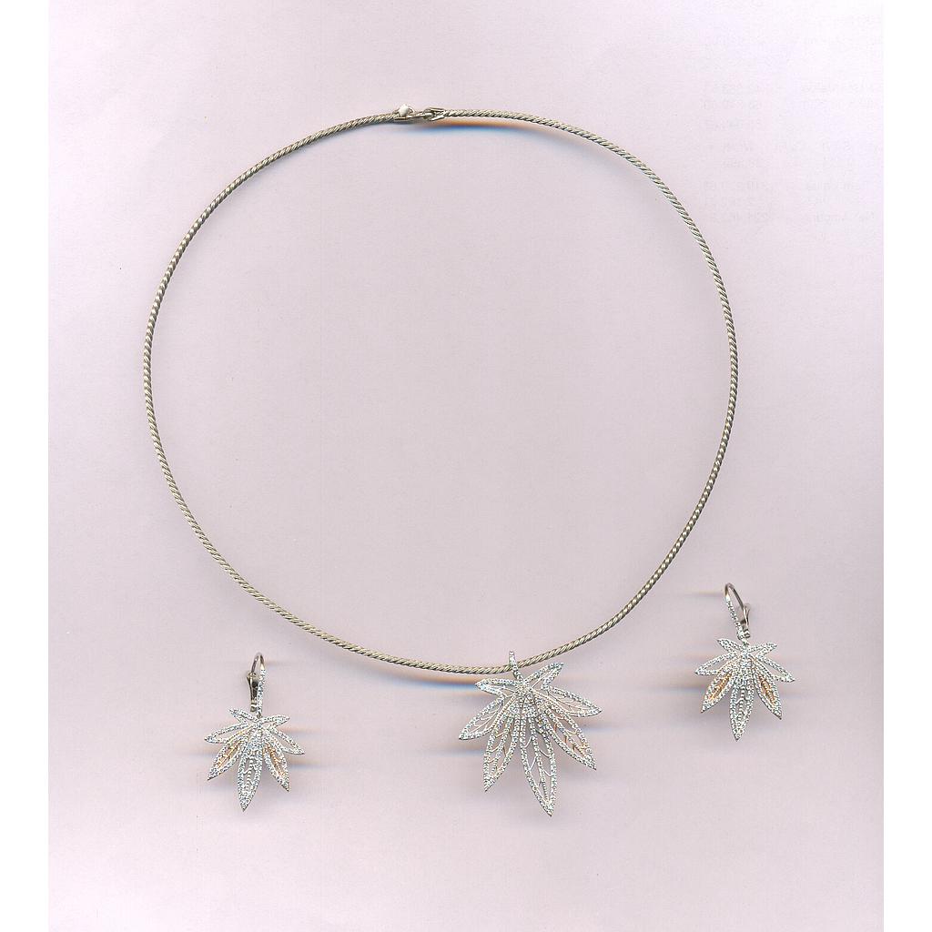 DIAMOND HALF SET PENDENT DESIGNER