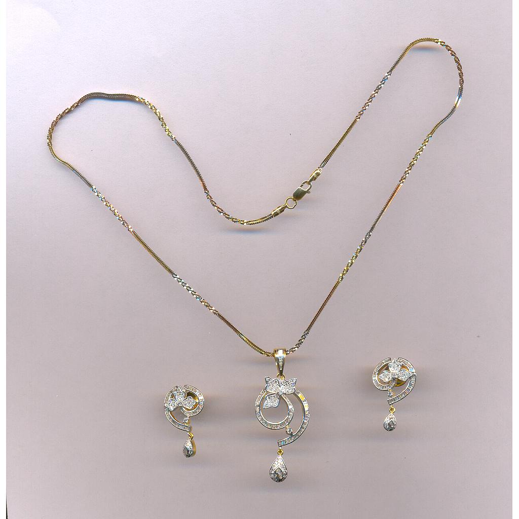 DIAMOND HALF SET PENDENT GENERAL