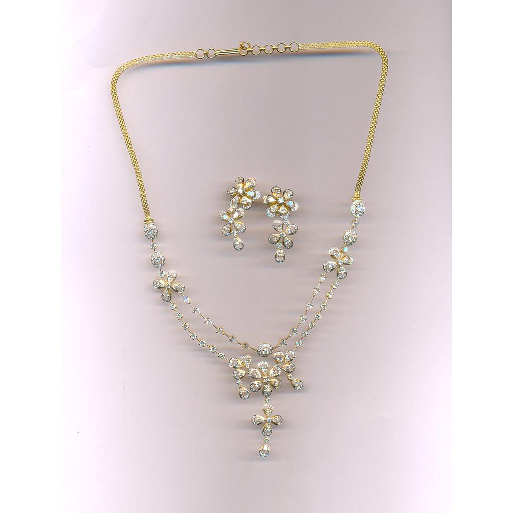 DIAMOND HALF SET ROUND FANCY