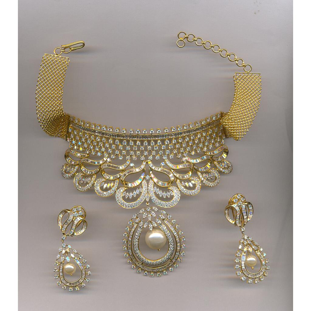 DIAMOND HALF SET ROUND FANCY