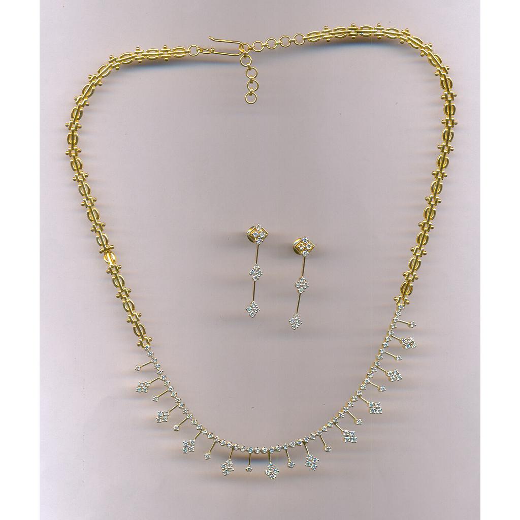 DIAMOND HALF SET ROUND FANCY