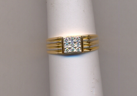 DIAMOND RING GENTS FANCY