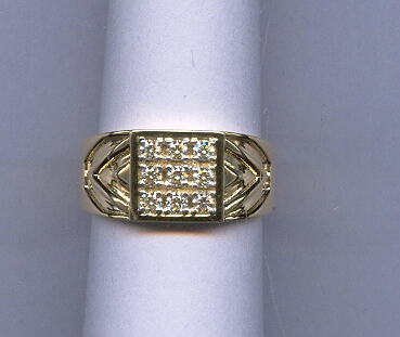 DIAMOND RING GENTS FANCY
