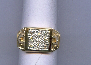 DIAMOND RING GENTS FANCY