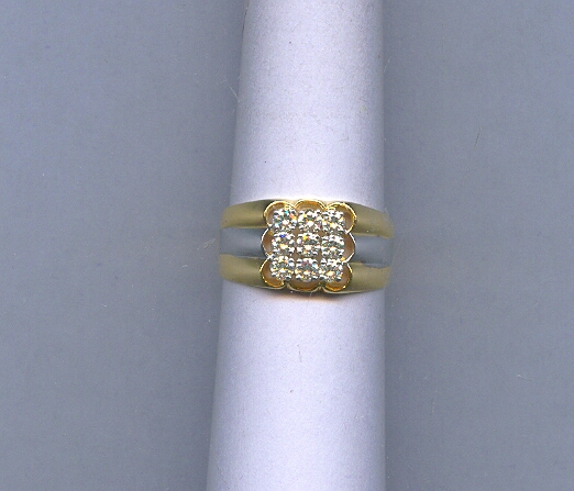 DIAMOND RING GENTS FANCY